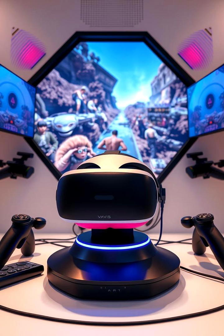 Innovative Pink Virtual Reality Hub - 30 Pink Gaming Setup Ideas