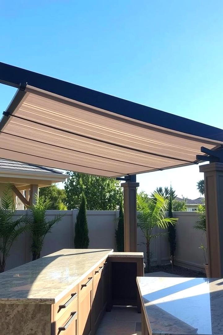 Innovative Retractable Pergola - 21 Patio With a Pergola Ideas