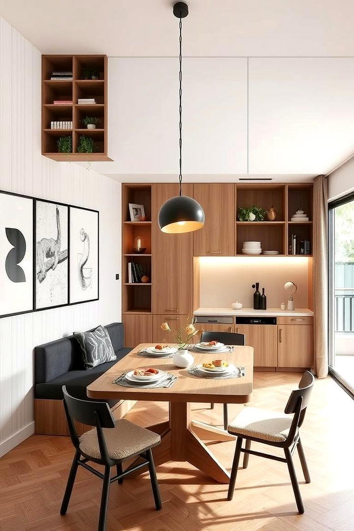 Innovative Space Saving Dining Room - 21 Dining Room Design Ideas