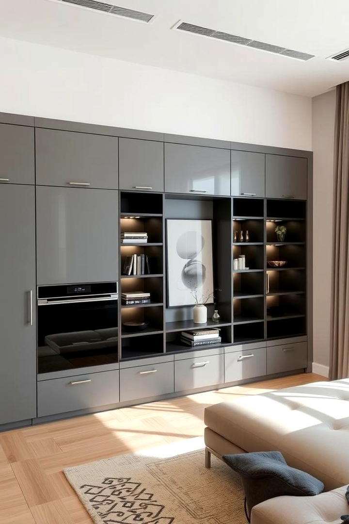 Innovative Storage Solutions - 30 Grey House With Black Trim