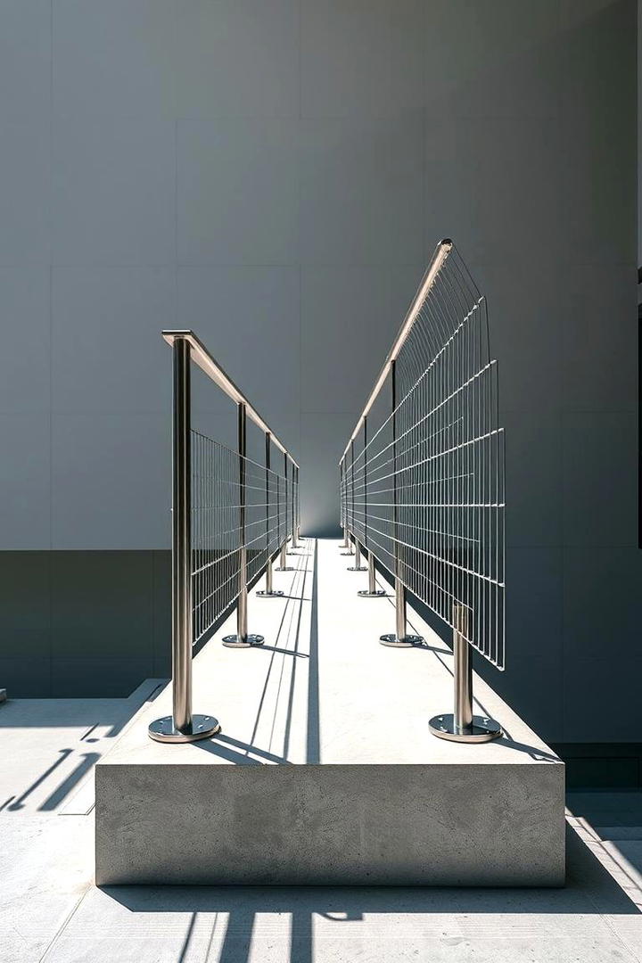 Innovative Structural Balance - 30 Metal Deck Railing Ideas