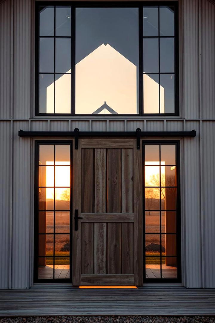 Innovative Use of Glass and Metal - 21 Modern Farmhouse Exterior