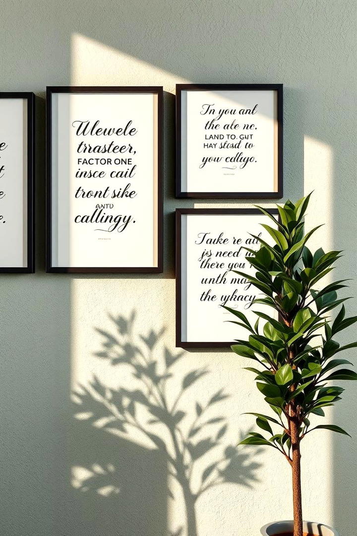 Inspirational Quote Displays - 21 Therapist Office Decor Ideas