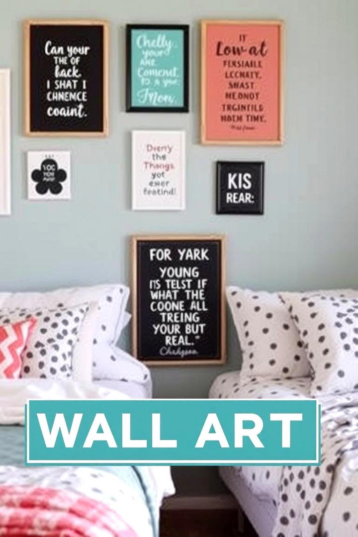 Inspirational Wall Art Displays - 21 Dorm Room Decorating Ideas