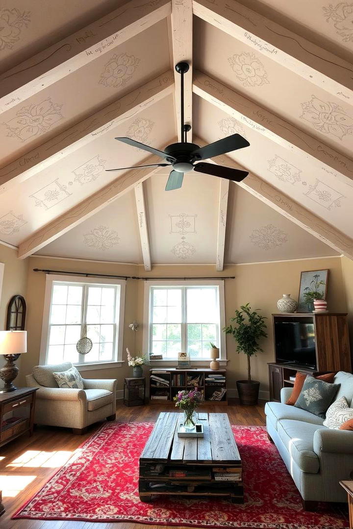 Inspiring DIY Beam Projects - 30 Vaulted Ceiling With Beams