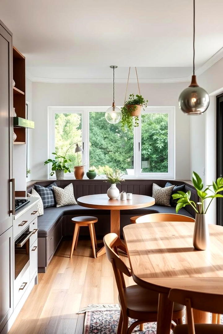 Integrated Dining Areas - 30 Scandinavian Kitchen Ideas