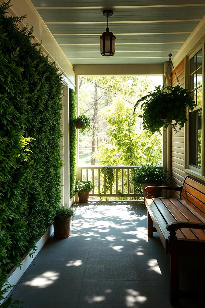 Integrated Greenery - 21 Modern Front Porch Ideas