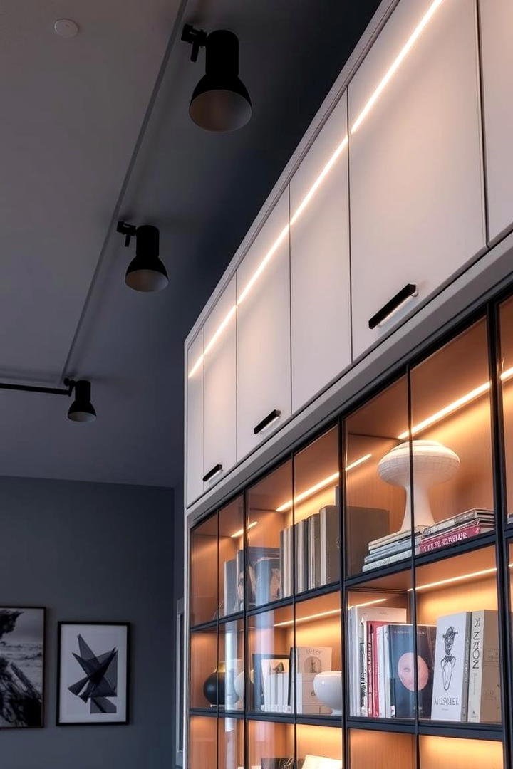 Integrated LED Lighting Cabinets - 21 Floor to Ceiling Cabinets Ideas