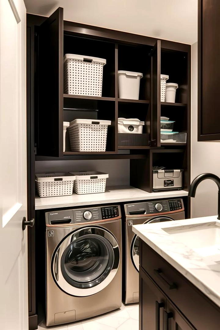 Integrated Laundry Closet - 21 Closet Ideas