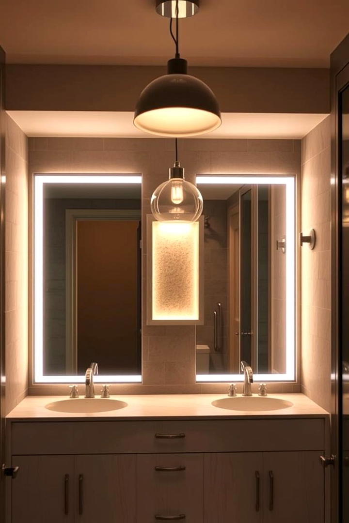 Integrated Lighting and Ambiance - 30 Ensuite Bathroom Ideas