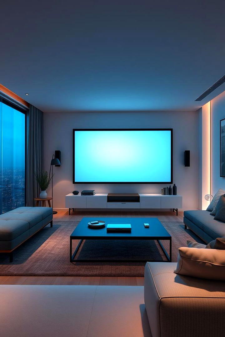 Integrated Minimalist Technology - 21 Minimalist Living Room Ideas