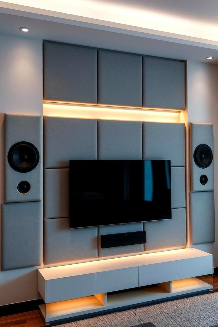 Integrated Sound System TV Wall - 21 Tv Wall Ideas