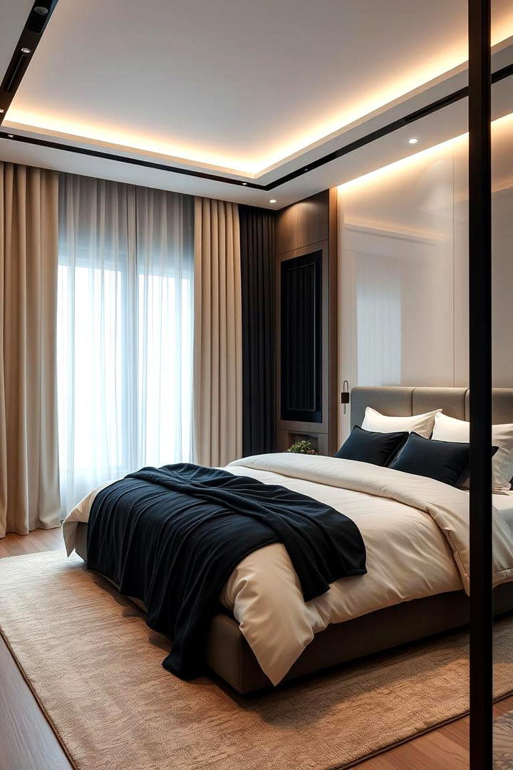 Integrated Technology for Modern Living - 21 Cream and Black Bedroom Ideas