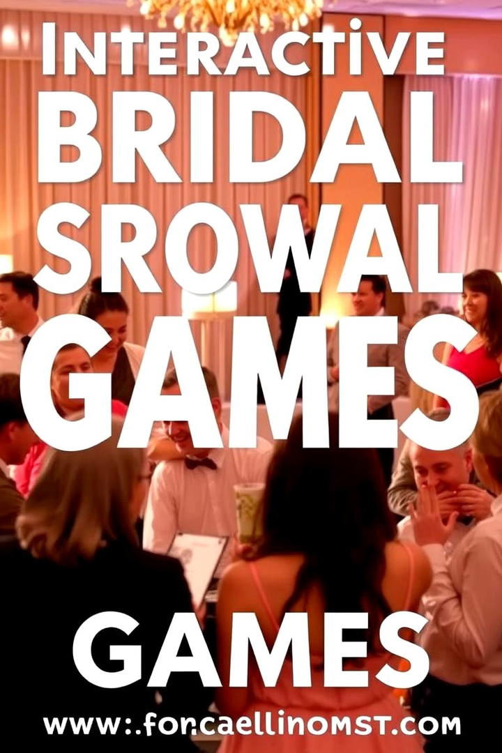 Interactive Bridal Games - 21 Bridal Shower Ideas