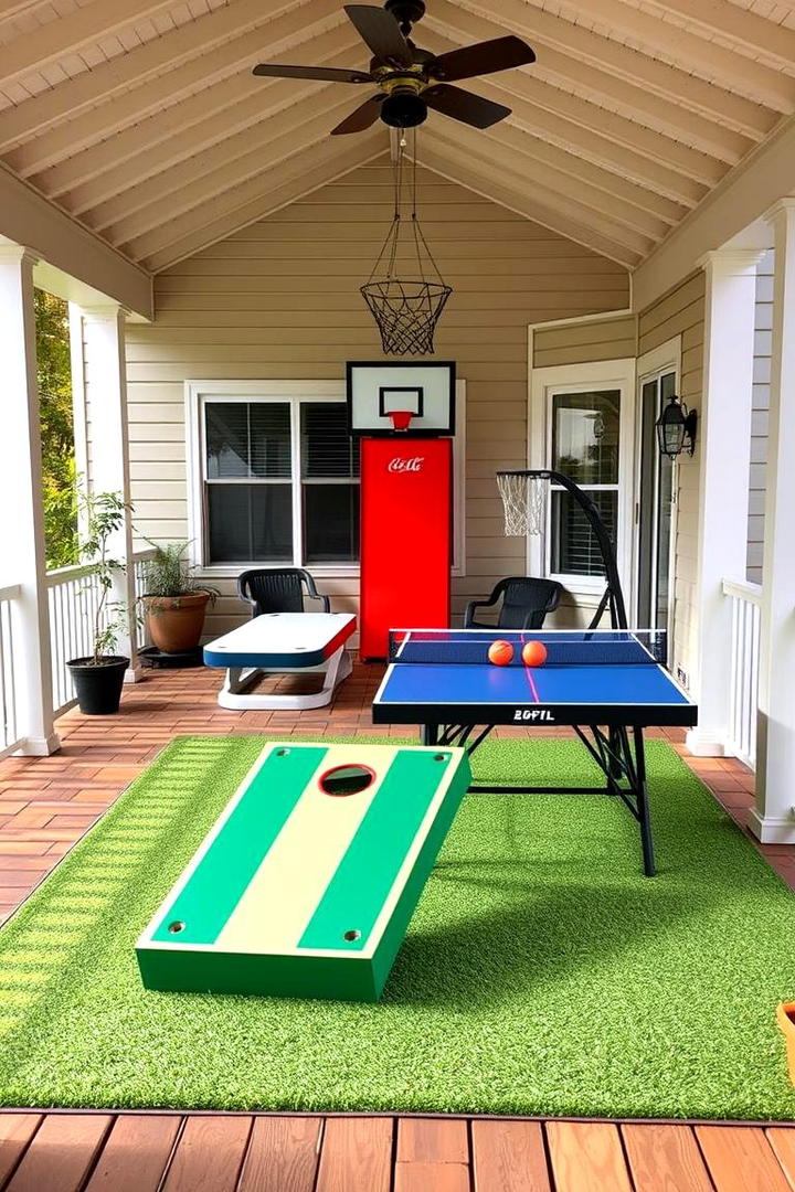 Interactive Game Zone - 21 Back Porch Ideas