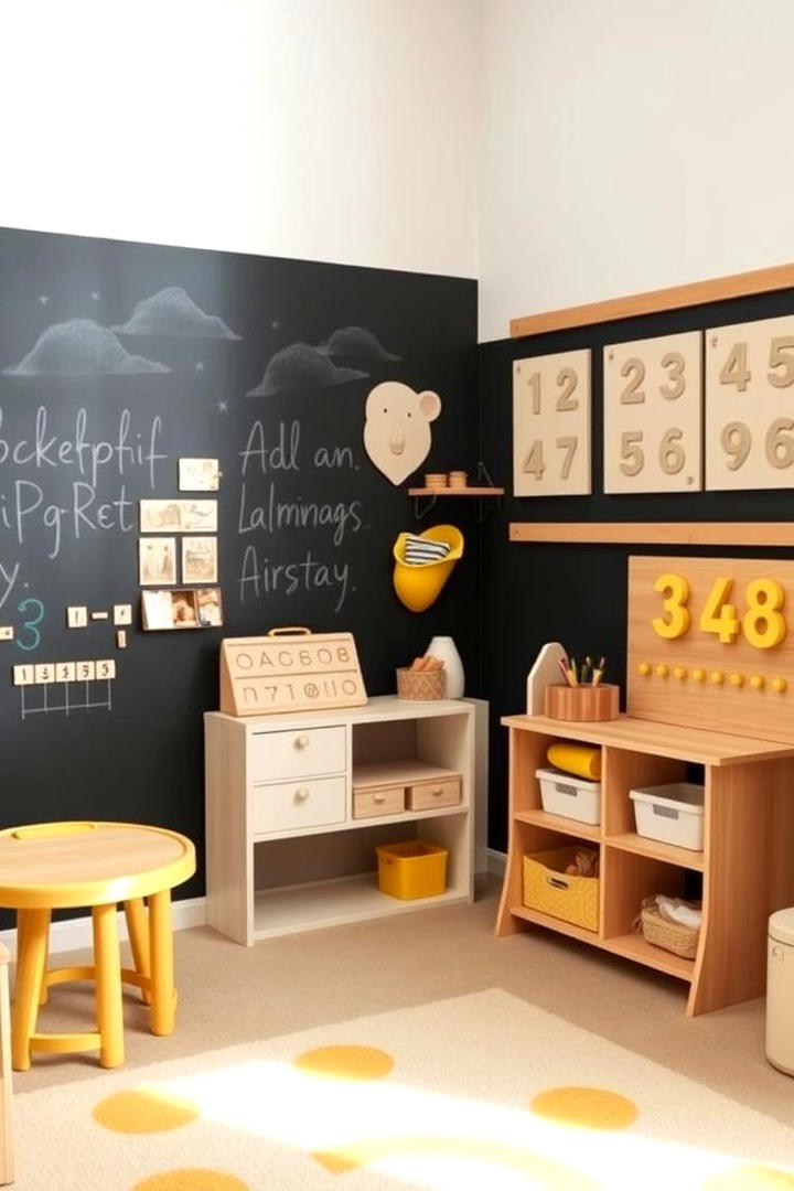 Interactive Learning Corner - 21 Toddler Room Ideas