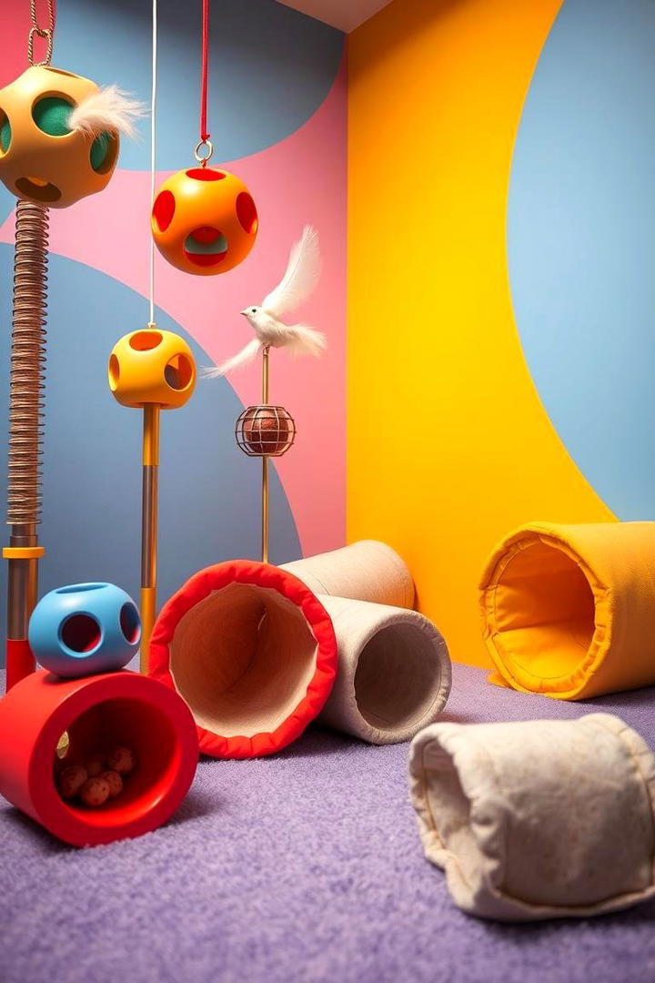 Interactive Play Zone - 30 Cat Room Ideas