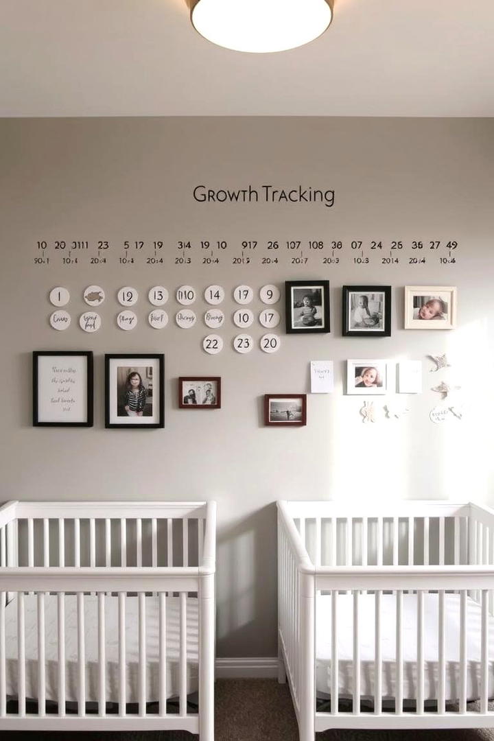 Intertwined Growth Wall - 30 Twin Nursery Ideas