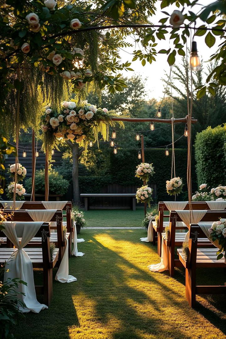 Intimate Garden Ceremony - 21 Small Wedding Ideas