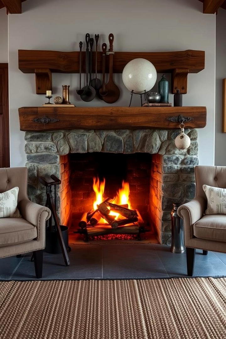 Inviting Fireplace Ambiance - 21 Farmhouse Decor Ideas