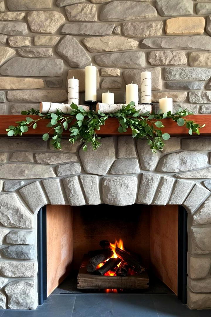 Inviting Fireplace Decor - 30 Fall Living Room Ideas