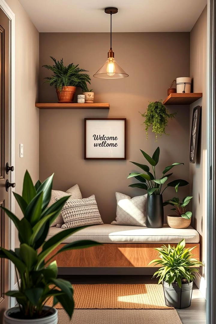 Inviting Welcome Nook - 21 Entryway Ideas