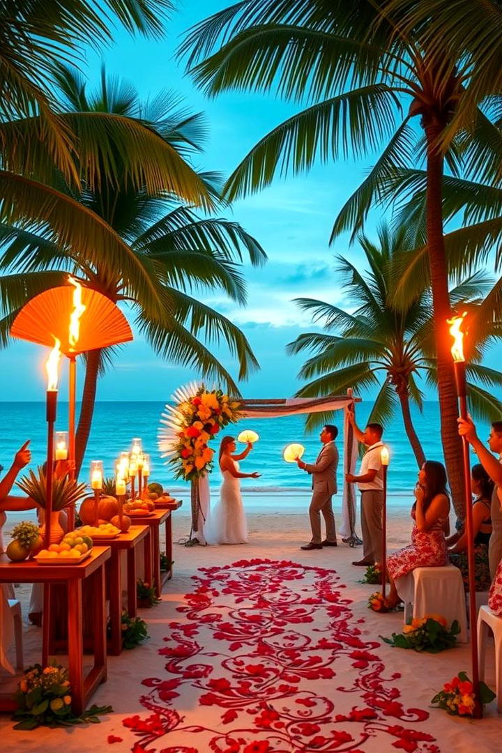 Island Inspired Festivities - 21 Beach Wedding Ideas