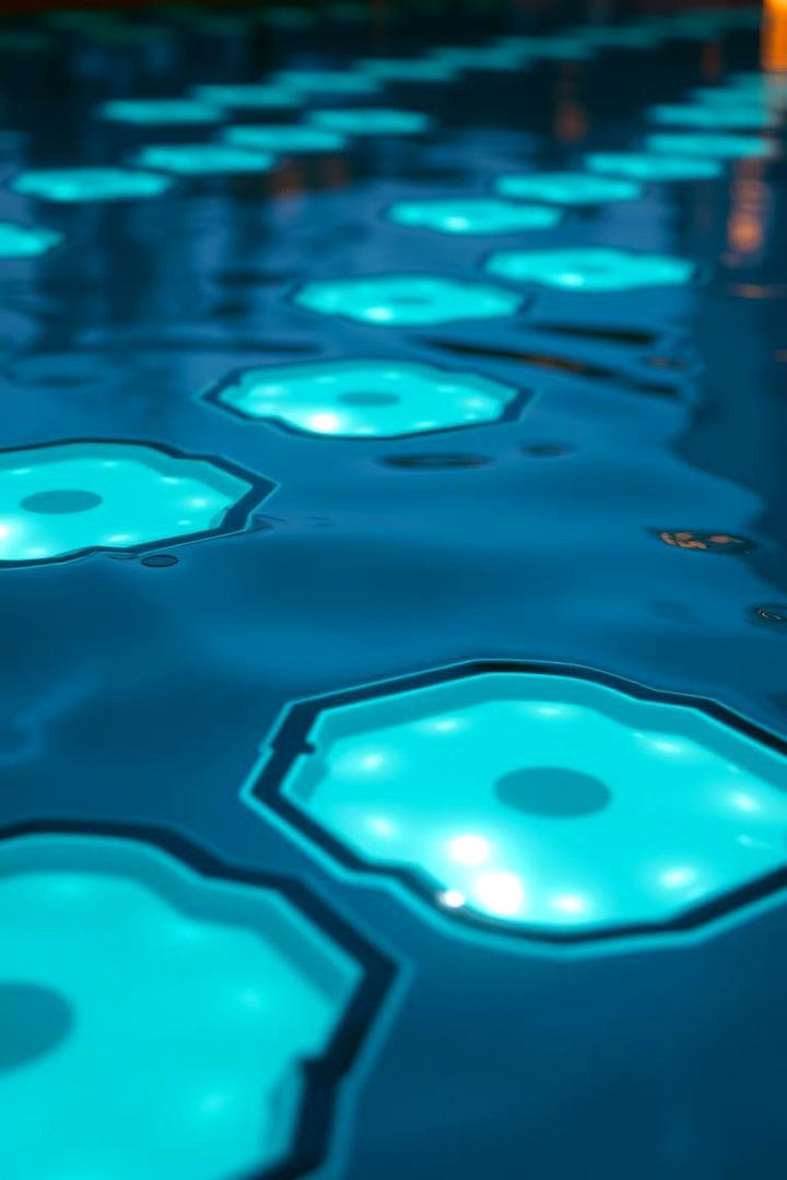 LED Accent Illumination - 21 Pool Tile Ideas