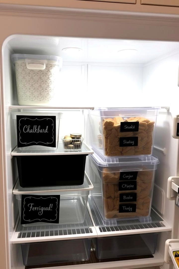 Labeling for Clarity - 30 Fridge Organization Ideas