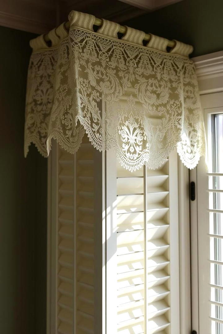 Lace Accents - 21 Window Valance Ideas