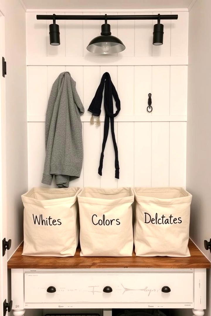 Laundry Sorting Stations - 30 Mudroom Laundry Room Ideas