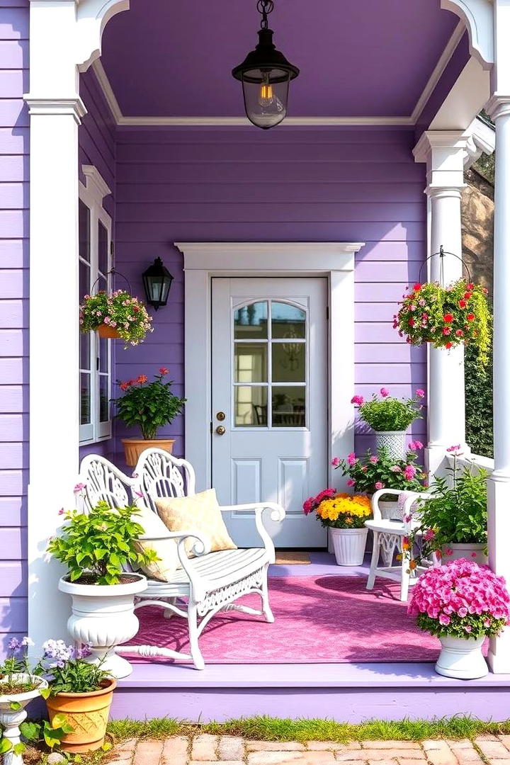 Lavender for a Fresh Playful Touch - 17 Porch Paint Colors