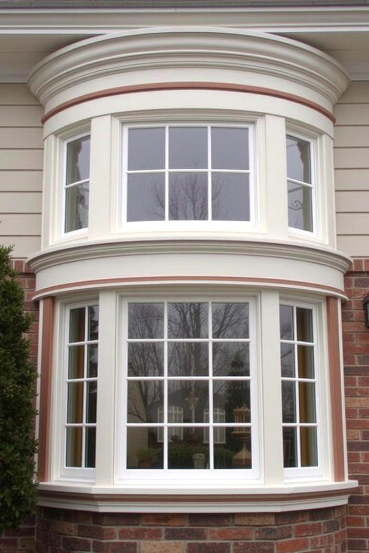 Layered Depth Trim - 30 Exterior Window Trim Ideas