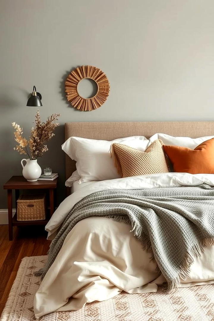 Layered Textures - 21 Cozy Bedroom Ideas