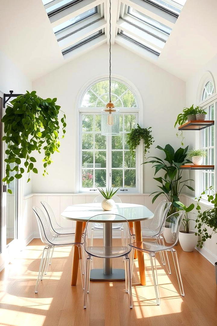 Light Filled Dining Sunroom - 30 Small Sunroom Ideas