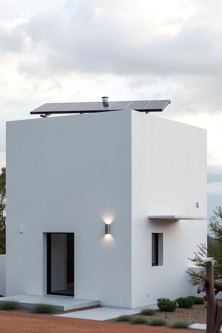 Light Gray Minimalism - 30 Stucco Colors for Home Exteriors