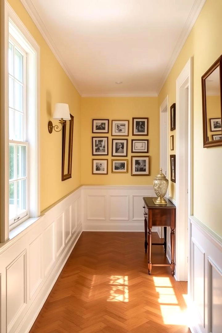 Light Yellow Sunlit Hallway - 30 Pastel Colour Ideas for Your Home