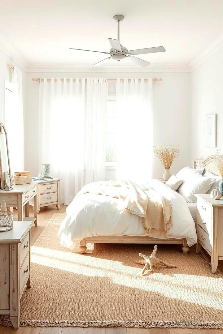 Light and Airy Coastal Palette - 21 Coastal Bedroom Ideas