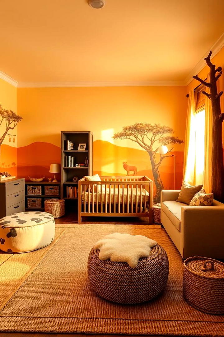 Lion King Safari Nursery - 30 Disney Nursery Ideas