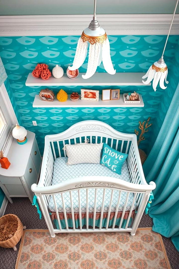 Little Mermaid Underwater Nursery - 30 Disney Nursery Ideas