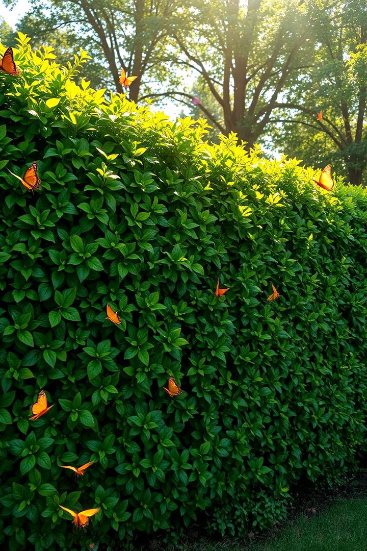 Living Hedge Fence - 30 Garden Screening Ideas