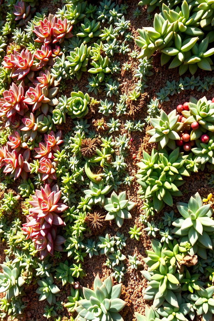 Living Wall with Succulents - 30 Garden Wall Ideas