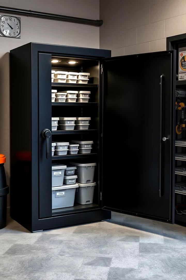 Lockable Storage Units for Security - 21 Garage Storage Ideas