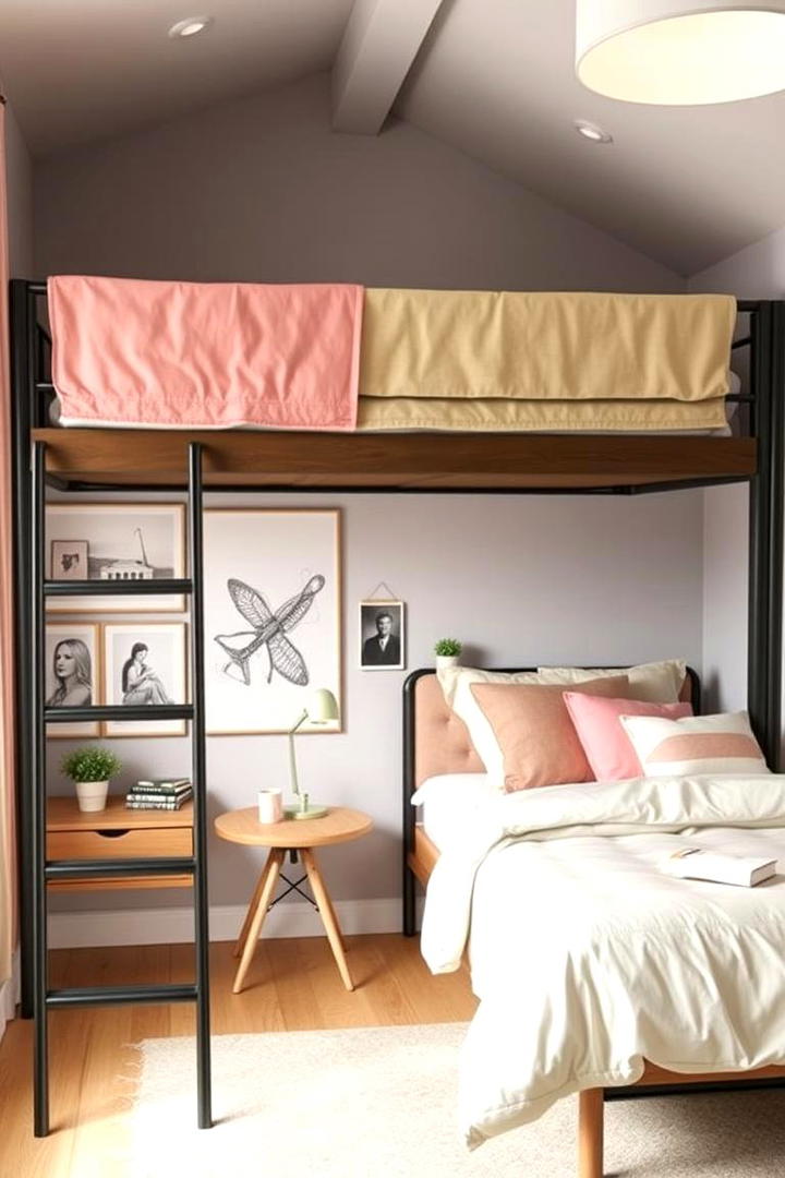 Loft Bed with Customizable Decor - 30 Loft Bed Ideas