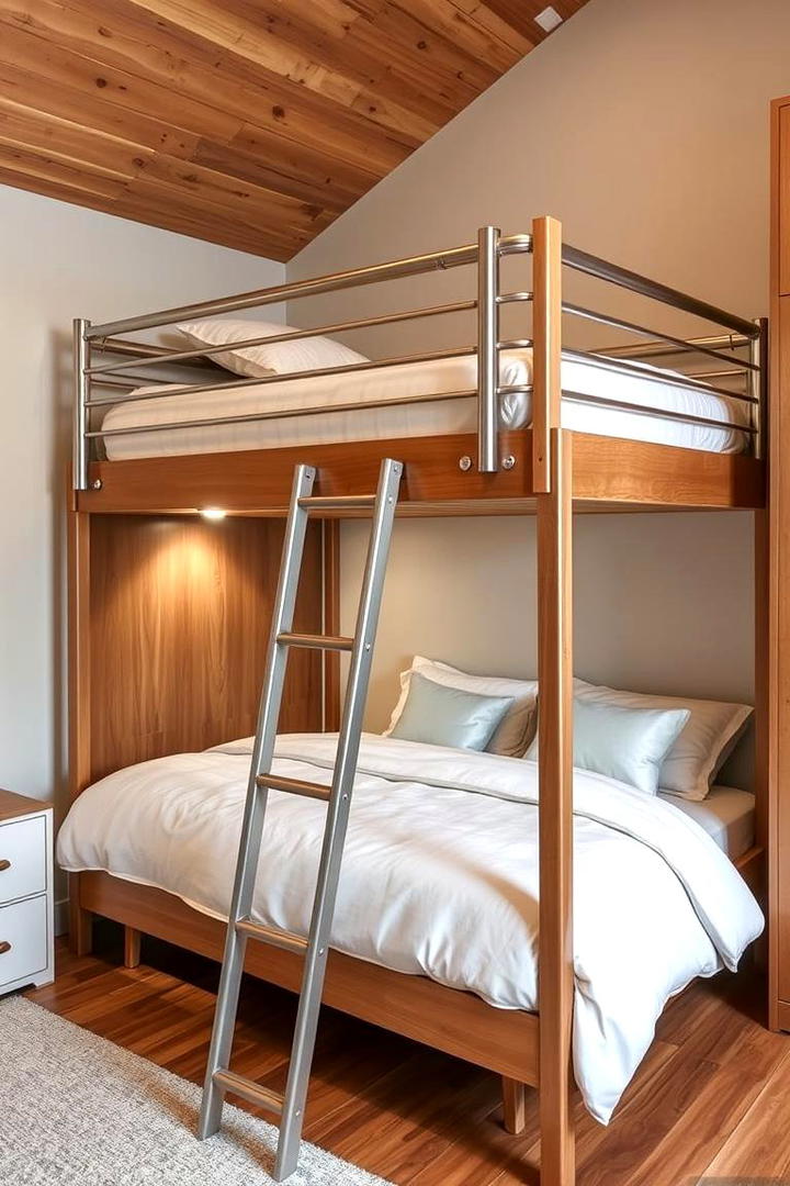 Loft Bed with Safety Railings - 30 Loft Bed Ideas