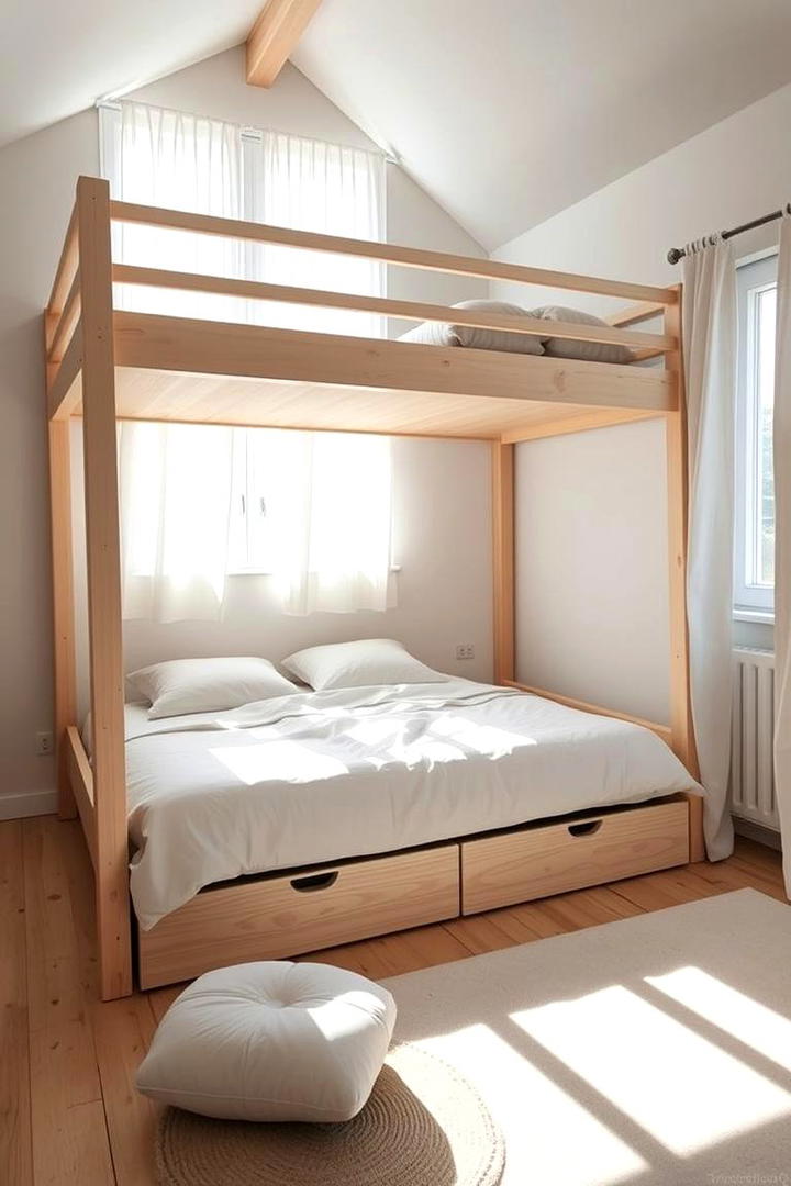 Loft Bed with Scandinavian Style - 30 Loft Bed Ideas