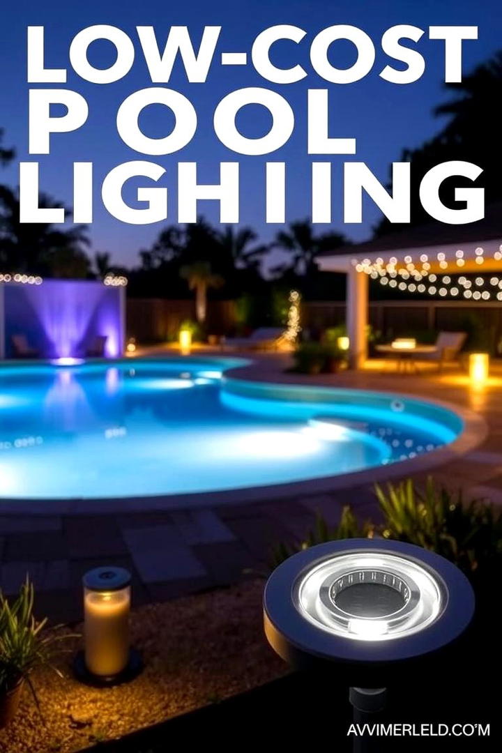 Low Cost Pool Lighting Ideas - 21 Backyard Pool Ideas on a Budget