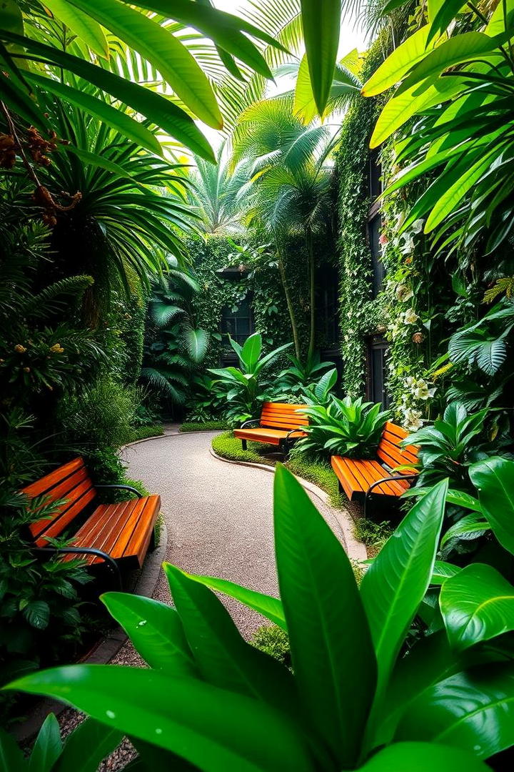 Lush Green Courtyard - 21 Courtyard Ideas