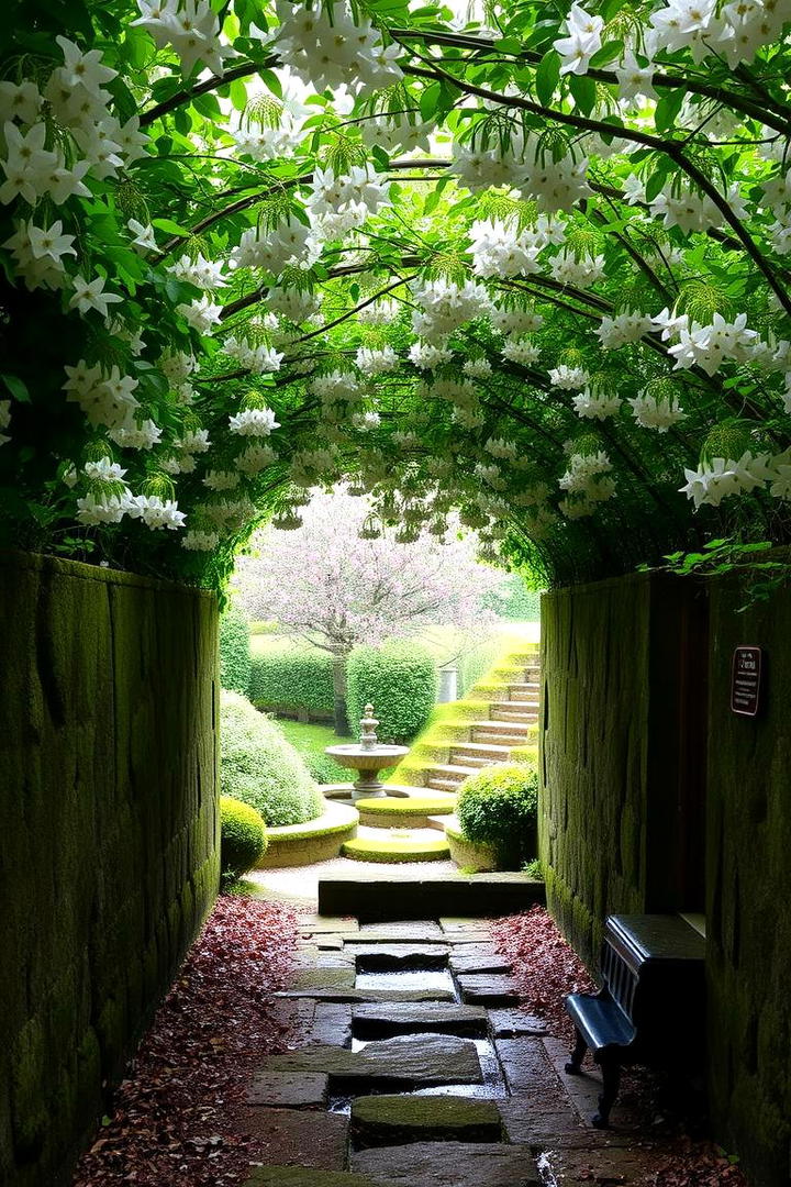 Lush Greenery Covered Path - 30 Covered Walkway Ideas