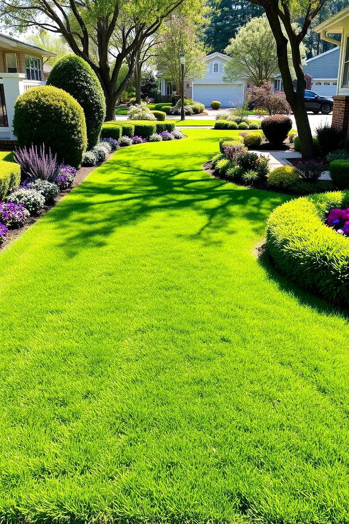 Lush Lawn Oasis - 30 Front Yard Landscaping Ideas